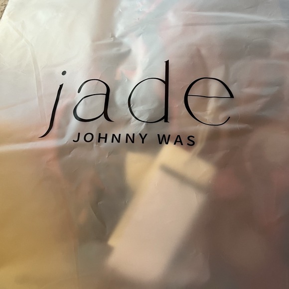 NEW Johnny Was XS Kaia Mesh Tee T-Shirt Women's Blue Pink Symmetrical Ryland - Picture 11 of 14